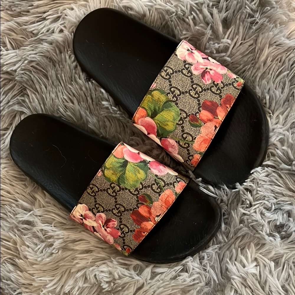 Floral Slide Sandals